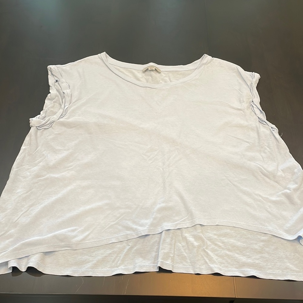 All Saints pale blue tank